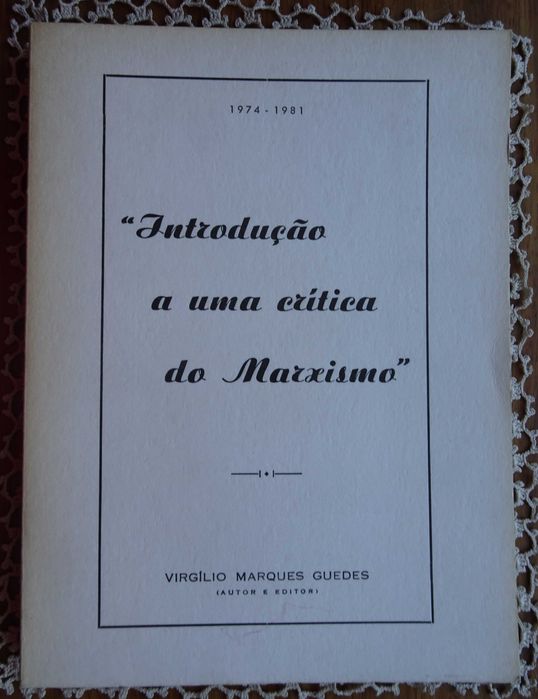 Introdução A Uma Crítica do Marxismo (n.º 6 dos 100 editados)