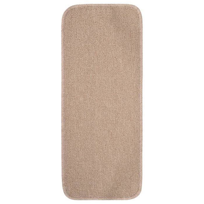 Vidaxl Antypoślizgowe Nakładki Na Schody, 15 Szt., 60X25 Cm, Beżowe