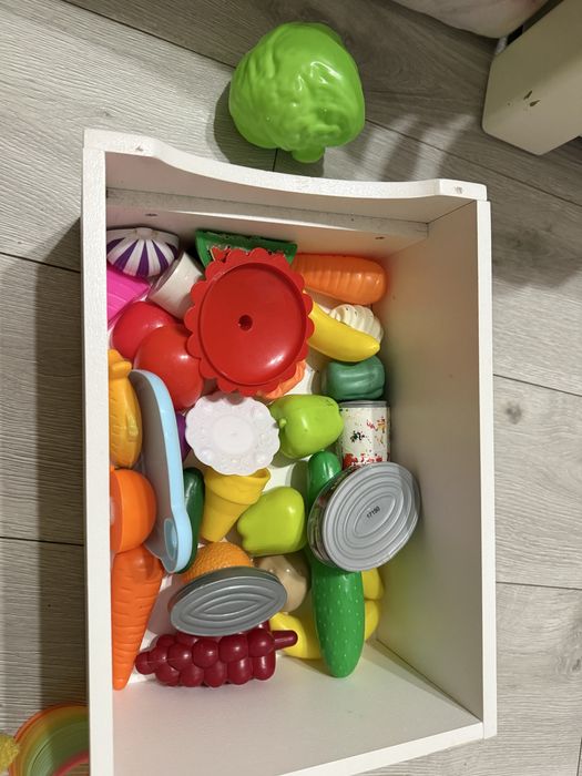 Набір фруктів іграшки овочі кухня посудка дитяча іжа