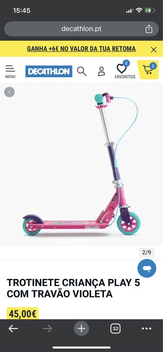 Trotinete Decathlon Oxelo Play 5