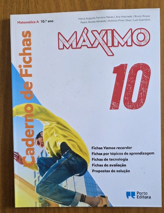 Conjunto manuais de Matemática A (3 volumes) :" Máximo (10.° ano) "