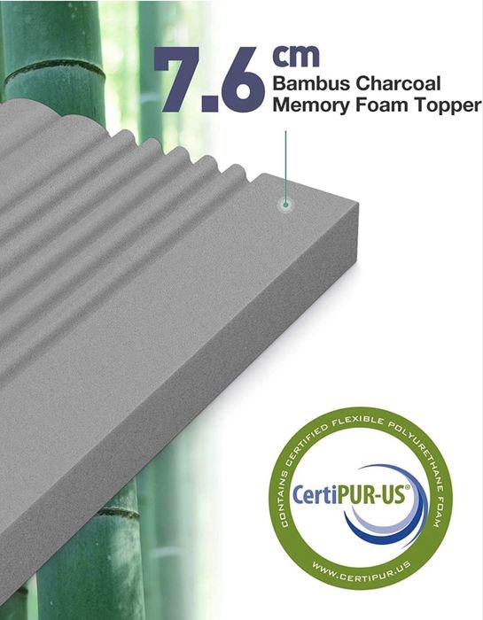 BedStory Topper 160 x 200 x 7,6 cm