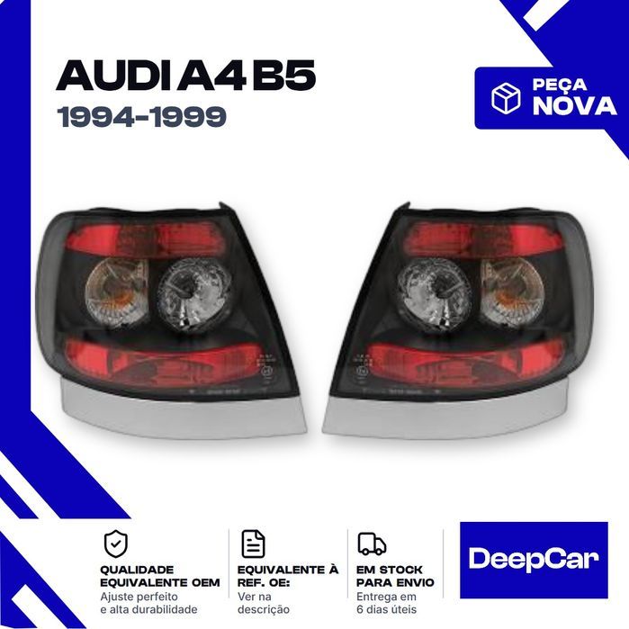 Farolins traseiros Audi A4 B5 (1994-1999) Peça Nova