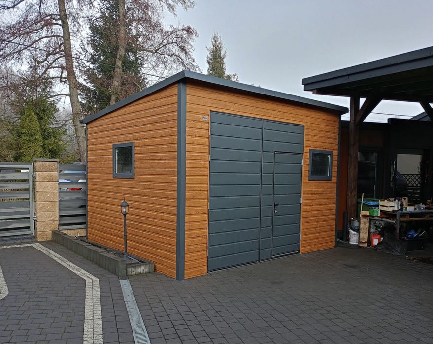 Garaż blaszany na wymiar! Garaż 9x7 10x7 10x8. Konstrukcja ocynkowana!