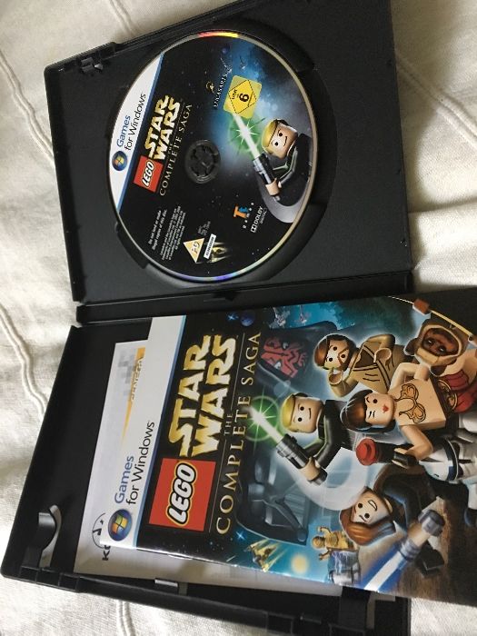 Gry dla dzieci na PC używane 6szt.,różne Asterix,Kajko&Kokosz,StarWars