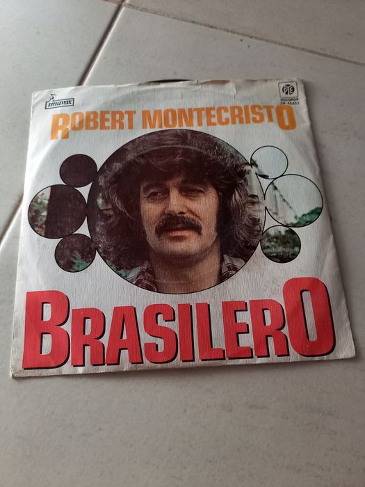 Disco single de vinil Robert Montecristo 1976