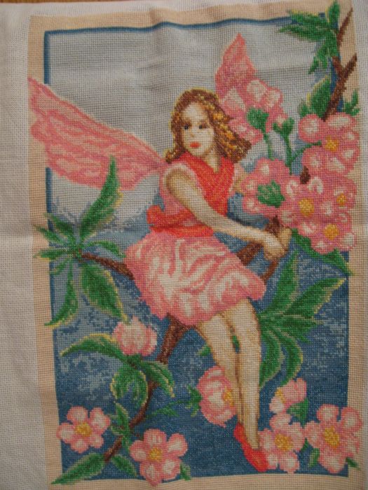 Вишита картина "Квіткова фея"
