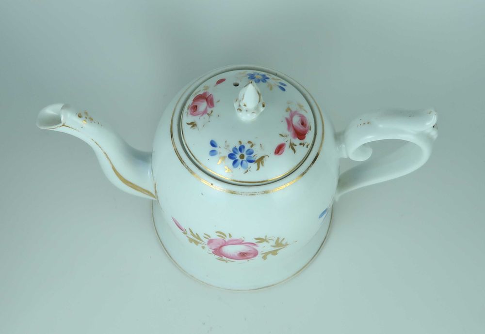 Chaleira Vista Alegre Séc. XIX - Pintura Manual