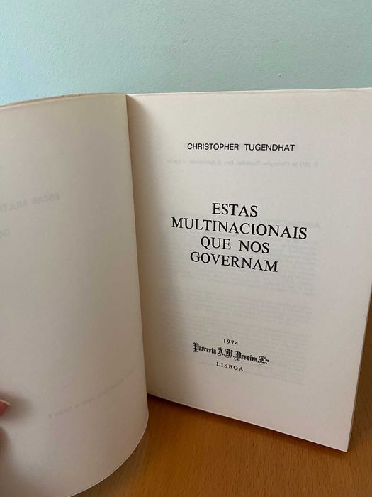 Estas Multinacionais que nos governam - Christopher Tugendhat