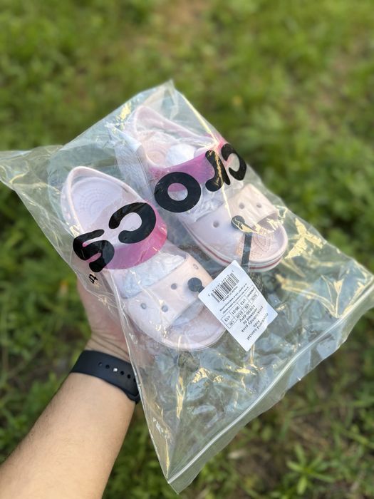 Crocs Kids Sandal дитячі рожеві сандалі для дівчинки босоножки девочки