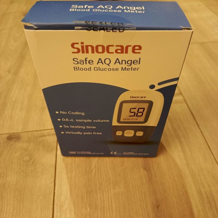 Glukometr Sinocare SAFE AQ ANGEL Zestaw