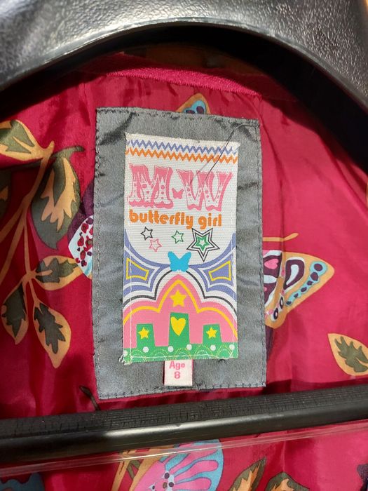 MW Butterfly Girl płaszczyk roz.128 płaszcz jesienny, Debenhams