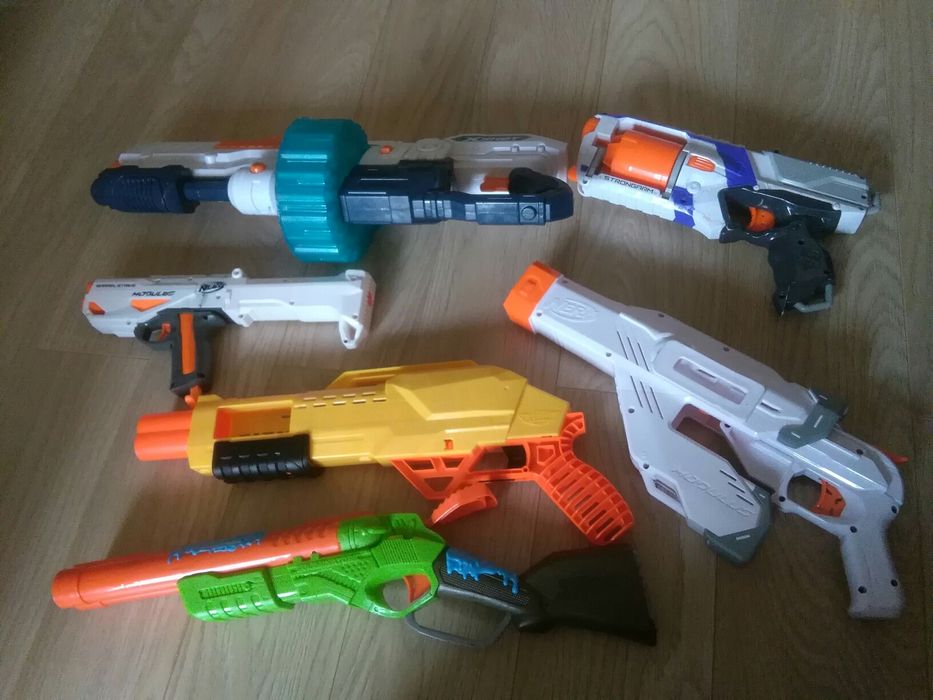 Zestaw pistoletów Nerf i X Shot