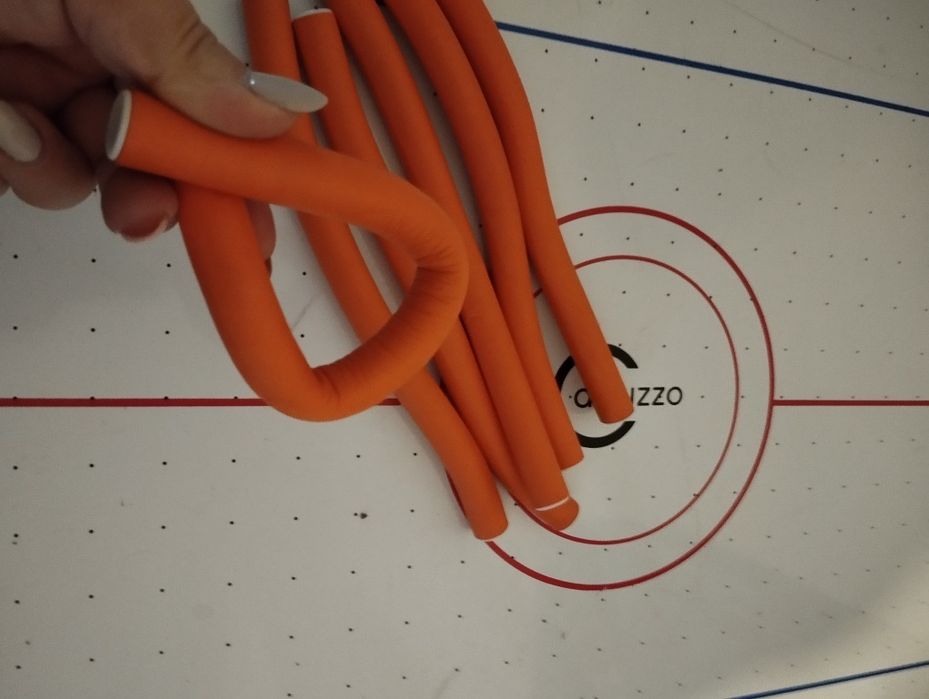 Piankowe wałki do włosów, loki, elastyczne wałki