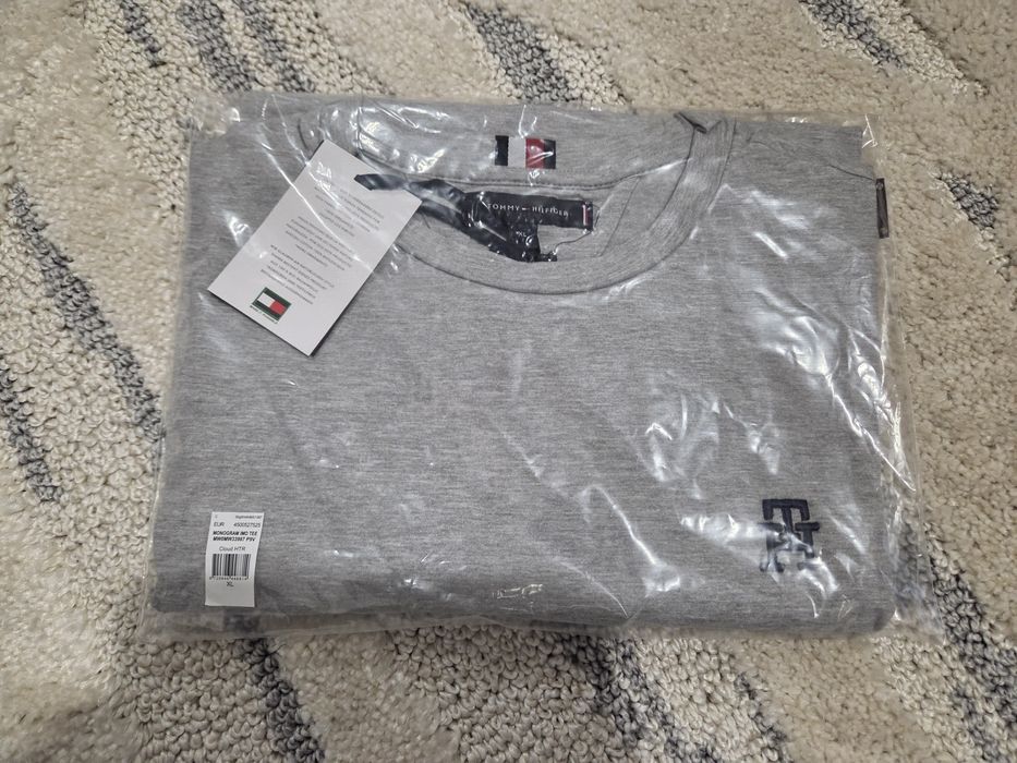 Koszulka meska TH szara r.XL