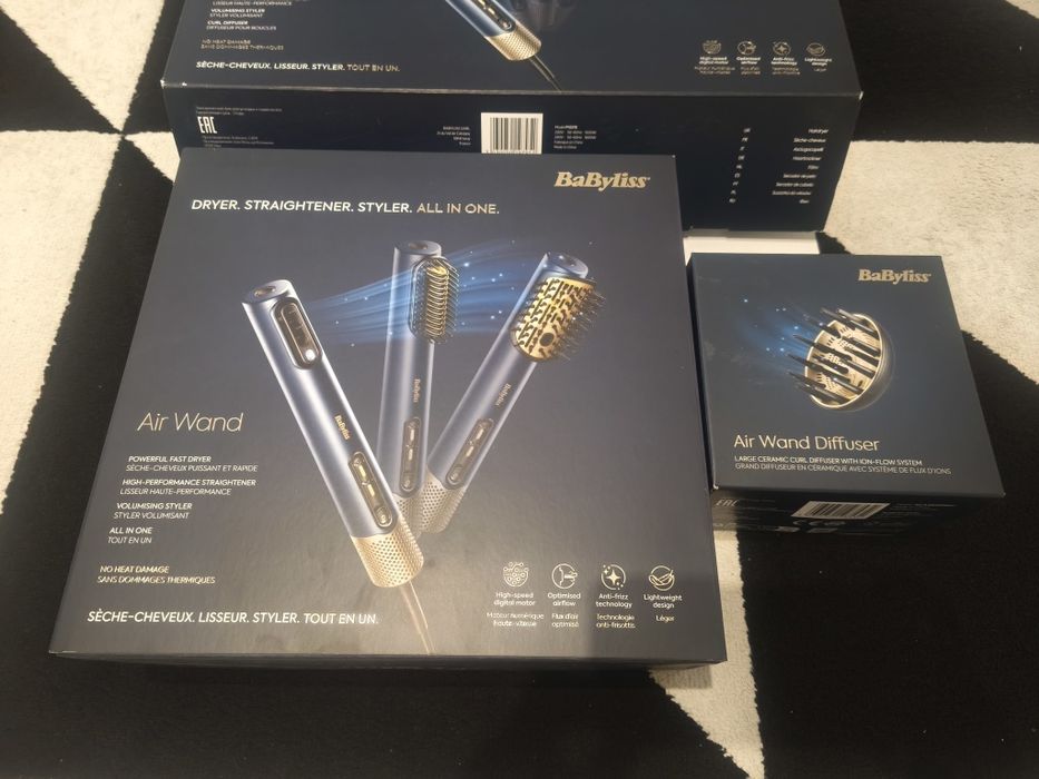 Secador Babyliss Air Wand + Difusor Novo garantia