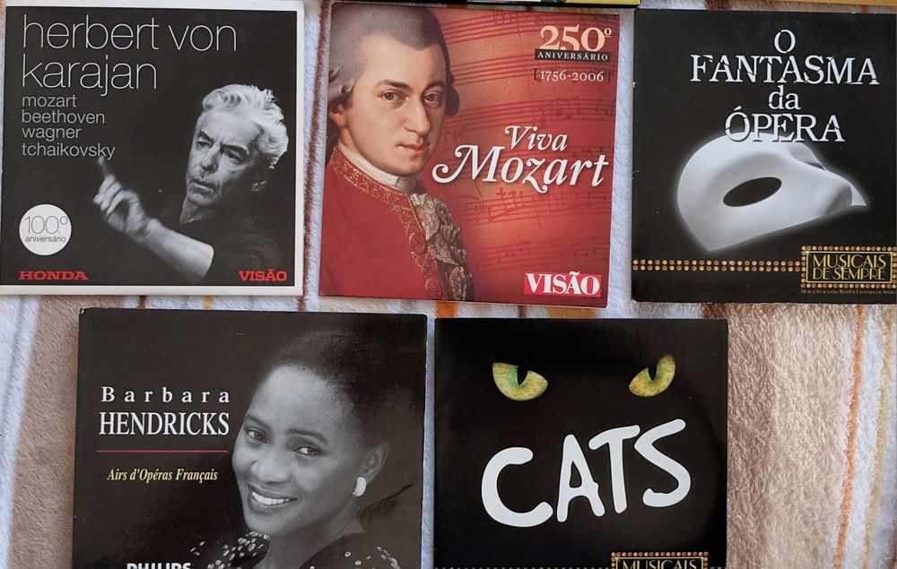 8 cd's jazz e musicais