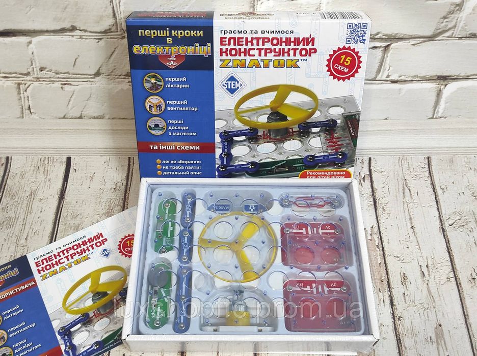 Конструктор  електронний Doka Знаток дитячий Школа 15-999 схем