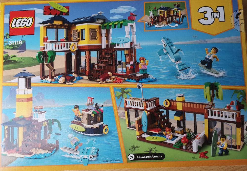 LEGO 31118 CREATOR, Domek na plaży