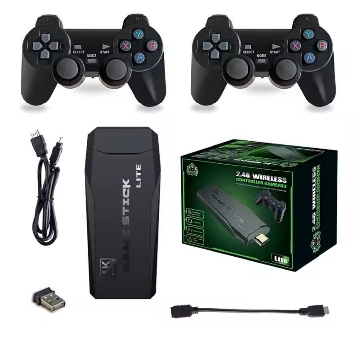 Consola de Jogos Retro Game Stick 4K Lite. Novas com garantia de fábri
