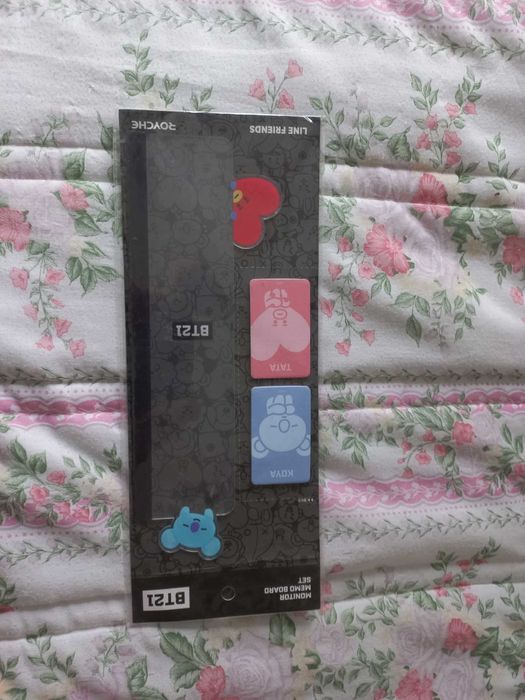 BT21 Monitor Memo Pad Set - Tata & Koya64740467968386121