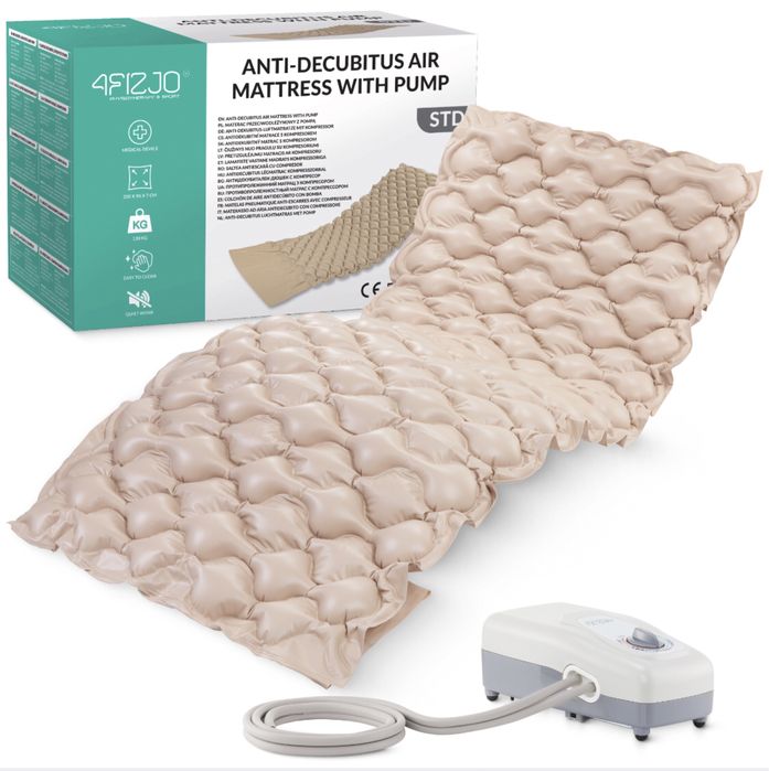 Materac przeciwodleżynowy 4fizjo bąbelkowy 200x90 antyodleżynowy z pom