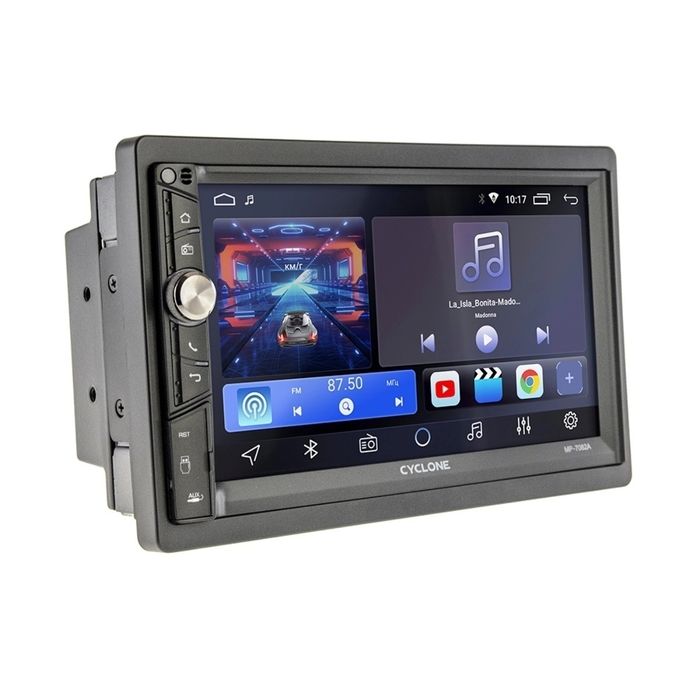 Магнітола Cyclone MP-7082A 2DIN Android 10 2/32GB IPS Wi-Fi Bluetooth CarPlay Android Auto Auto