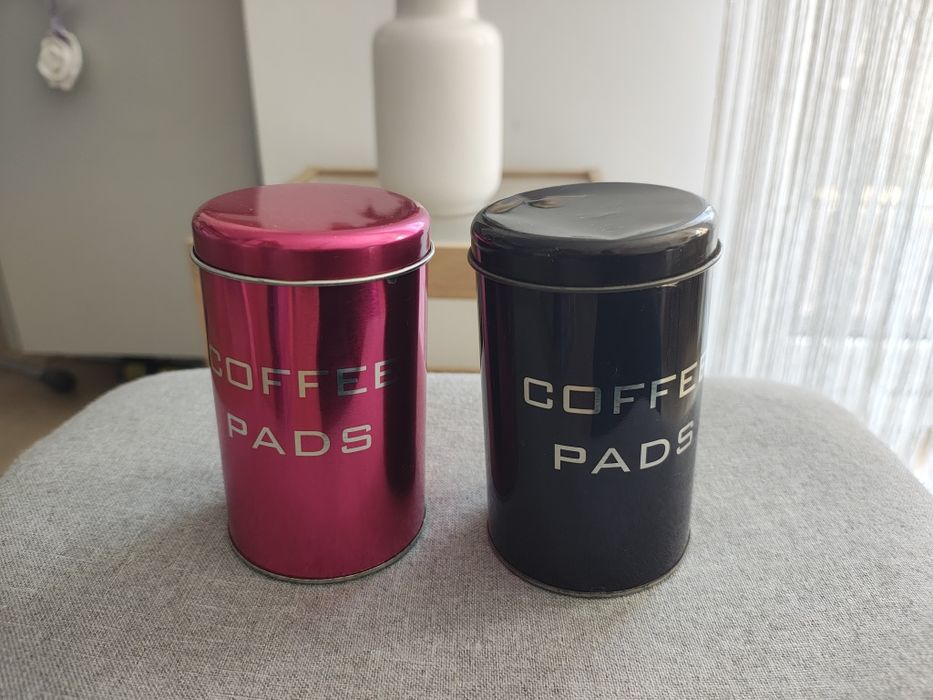 Metalowe puszki 4szt do przechowywania kawa, herbata, makaron itp.