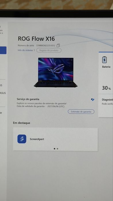 Asus Rog Flow X16 COMO NOVO