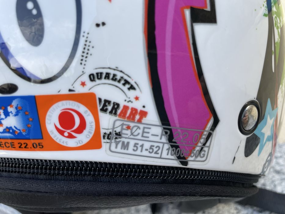 Capacete de mota para criança