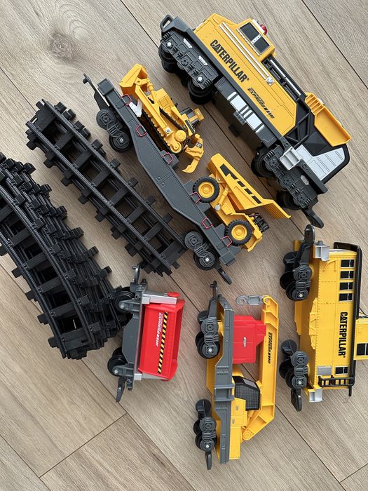 Дитяча залізниця. Поїзд. Cat Construction express train