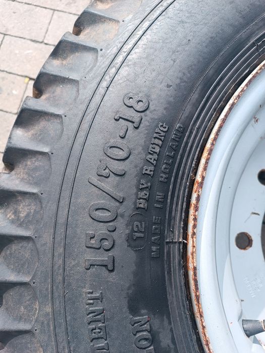 Koło do przyczepy felga stalowa 15.0/70-18 opona Vredestein