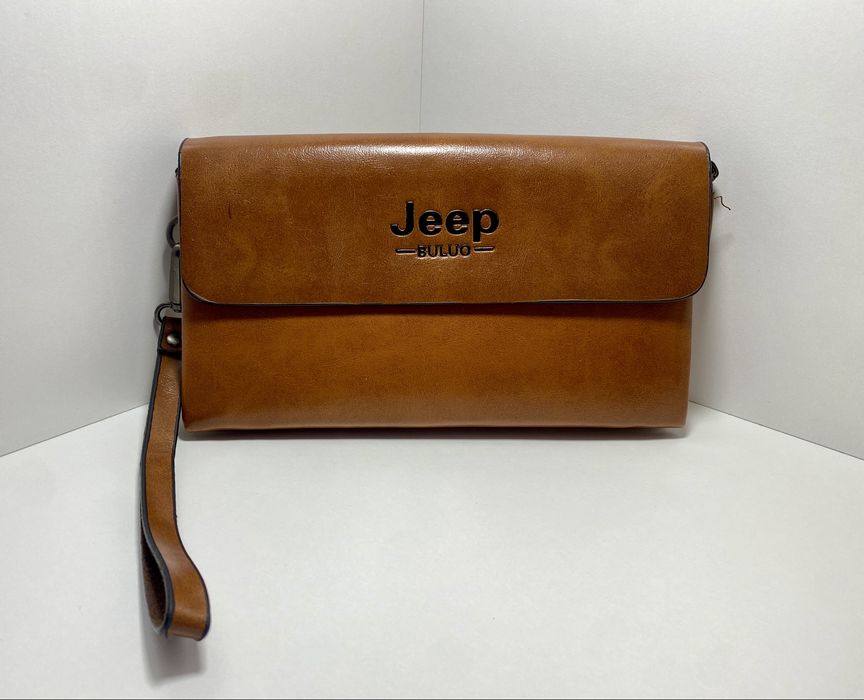 Барсетка чоловіча "JEEP BULUO", коричнева