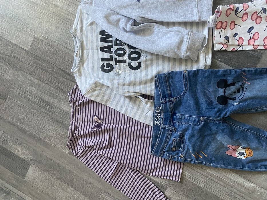 Джинси лосина кофта лот речей на дівчику 118-124см