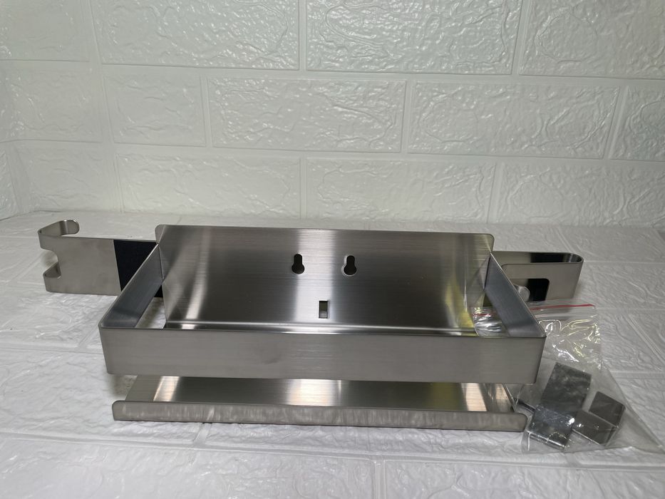 Поличка у ванну кімнату органайзер нержавіюча сталь