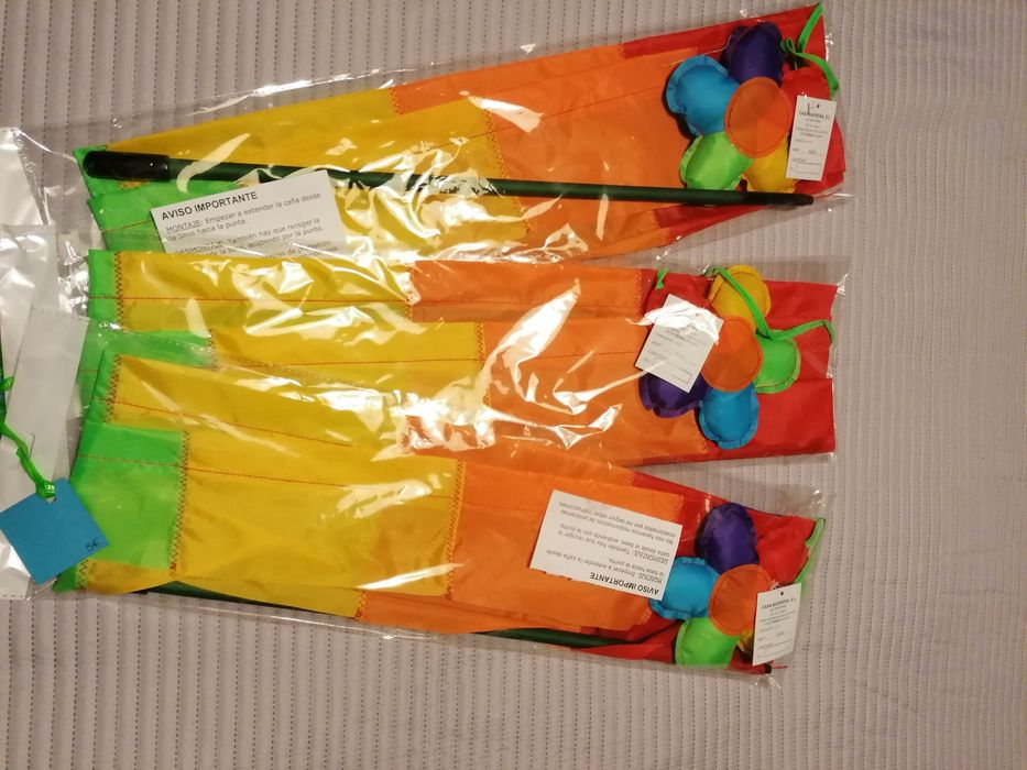Colorful Bunting with Flowers