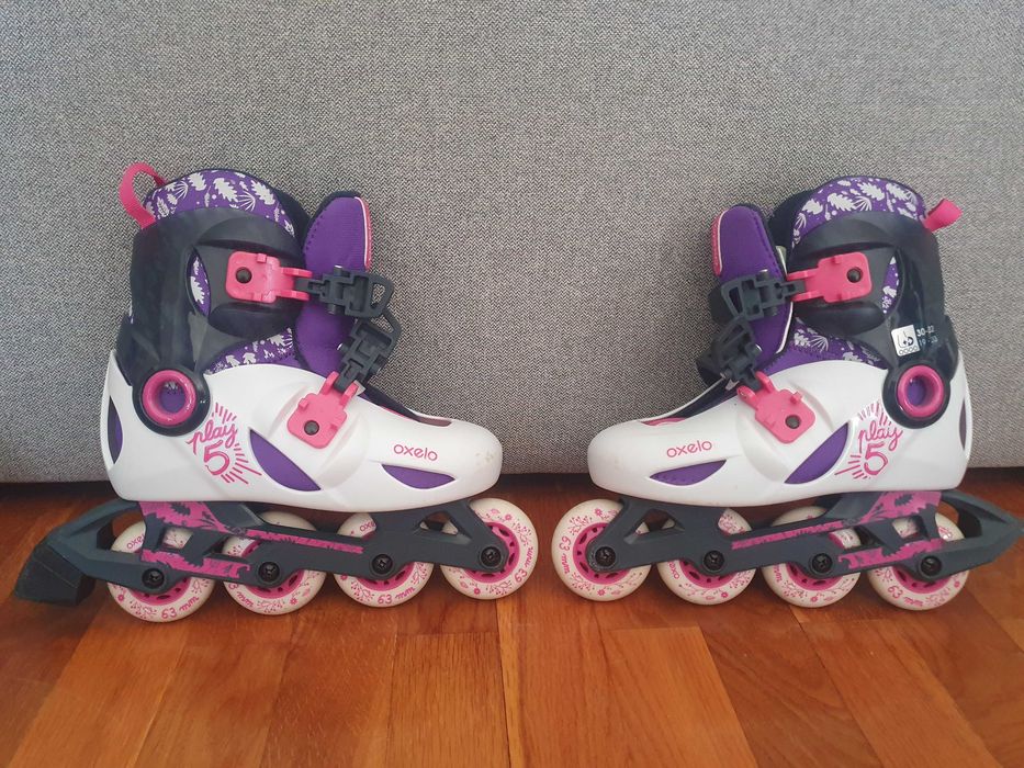 Patins em linha decathlon Oxelo + capacete