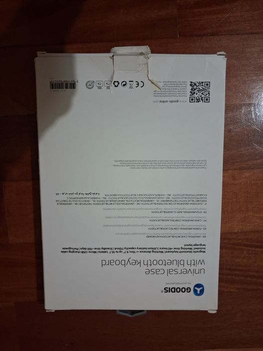 Teclado Bluetooth Goodis + Capa Universal – PT