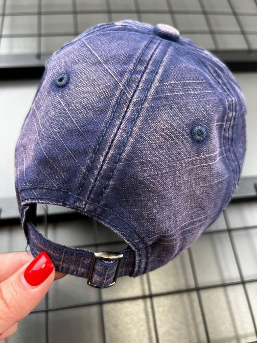 Кепка Balenciaga синя чоловіча кепка бейсболка баленсіага синя