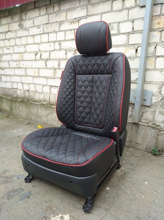 Перетяжка реставрация сидений сидінь , пошив , ремонт авто салонов ...