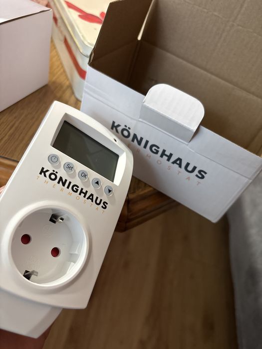 Termostat elektryczny gniazdkowy Könighaus