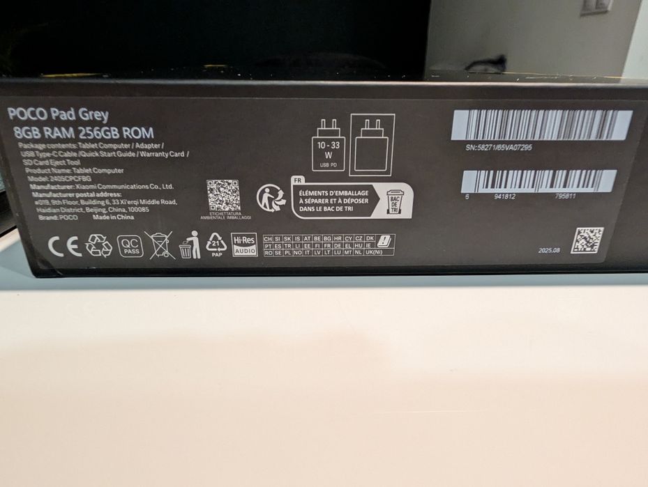 POCO Pad/ Redmi Pad Pro 8/256 GB 12' Jak nowy + etui + ładowarka 33W