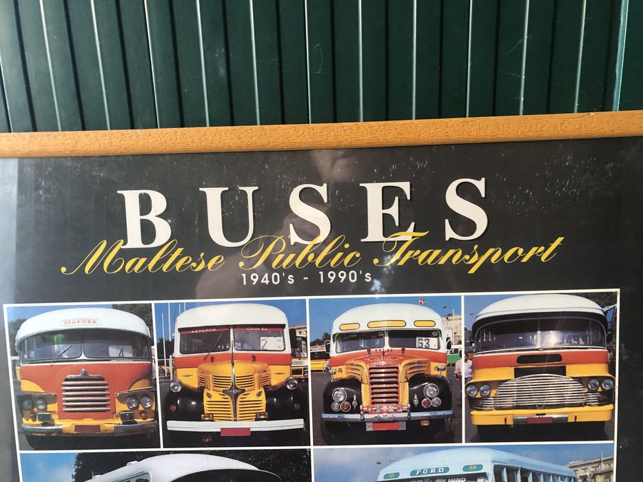 Quadro de autocarros antigos