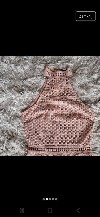 Sukienka ażurowa xs