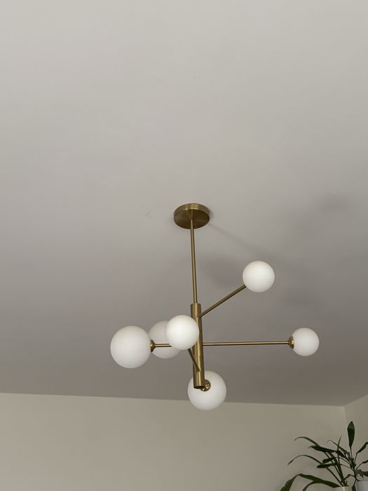 Lampa sufitowa kule złota Westwing Giacinto