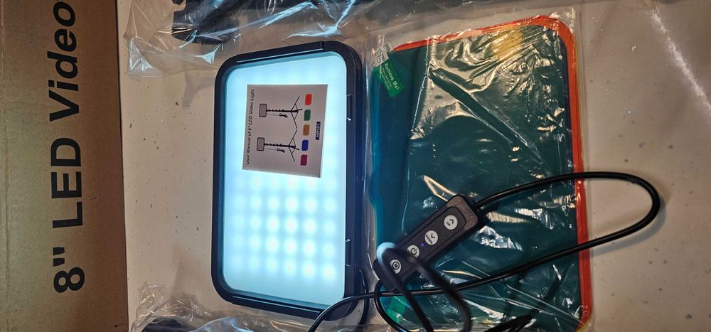 Oświetlenie LED USB Lampa strumieniowa z regulowanym statywem