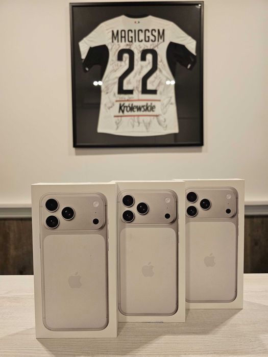 Sklep MagicGsm Nowy Apple Iphone 17 Pro Max 256Gb Silver PL.Dystrybucja