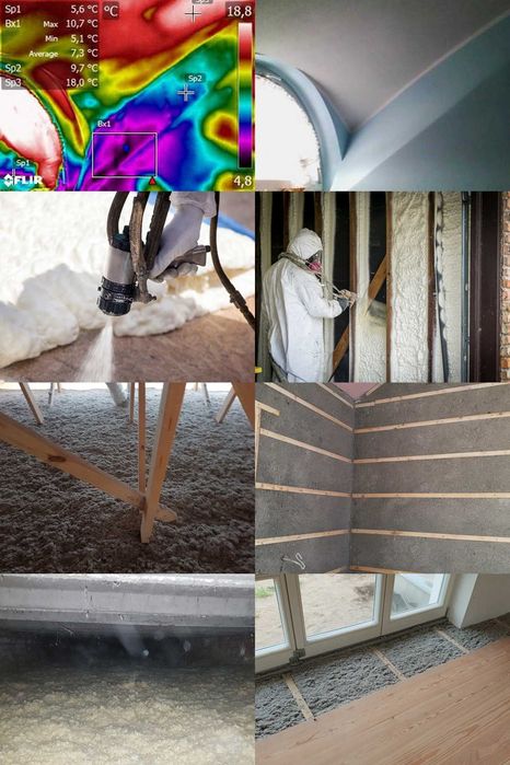 Zimne poddasze Celuloza Wełna mineralna. Docieplenia Czyste Powietrze