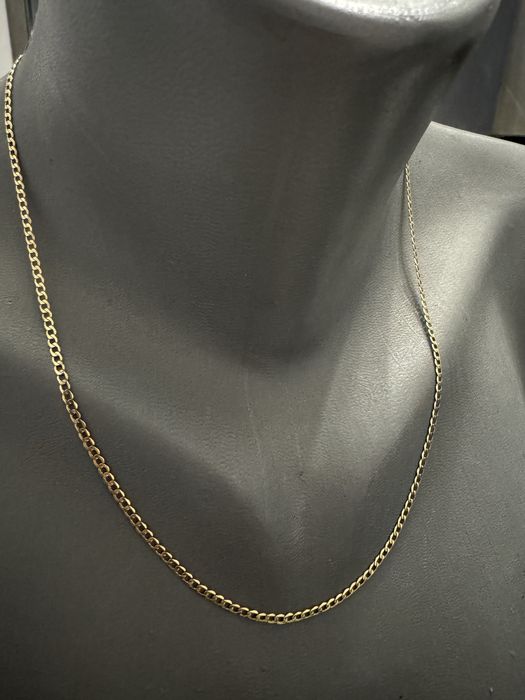 Złoty łańcuszek pancerka, złoto pr 585