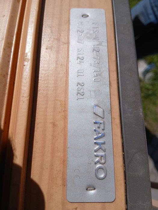 Używane okna FAKRO w super stanie